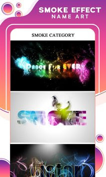 Smoke Effect Name Art APK