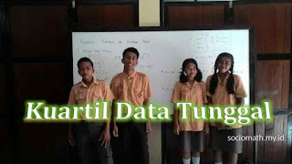 Kuartil data tunggal