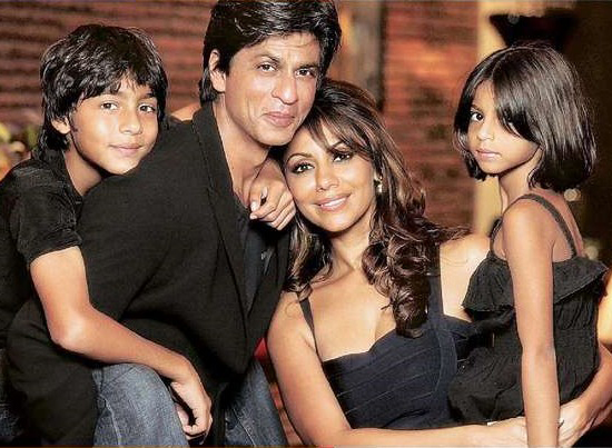 Shah Rukh Khan and His Family