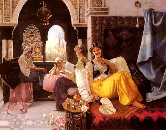 spanish painter take on ottoman harem