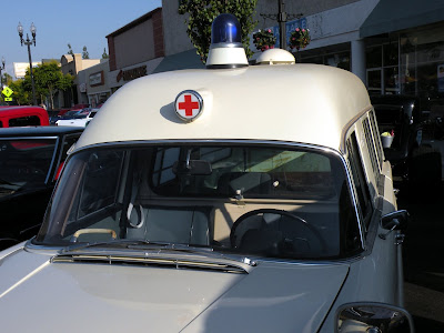 Cool old Mercedes Benz ambulance at El Cajon's Wednesday night cruise