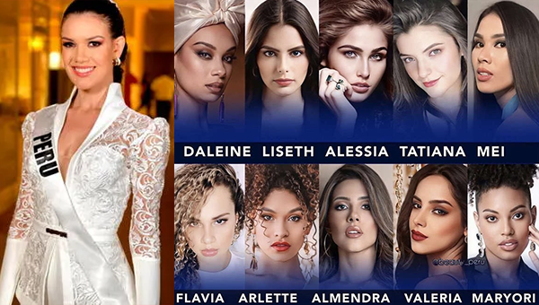 Ellas son las 10 candidatas rumbo a la corona de Miss Perú 2022