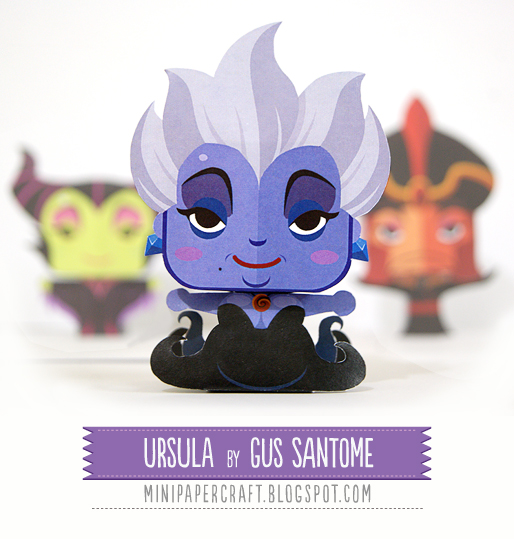 Mini Ursula Paper Toy