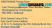 Karir Surabaya di New Darell Cake and Bakery Oktober 2020