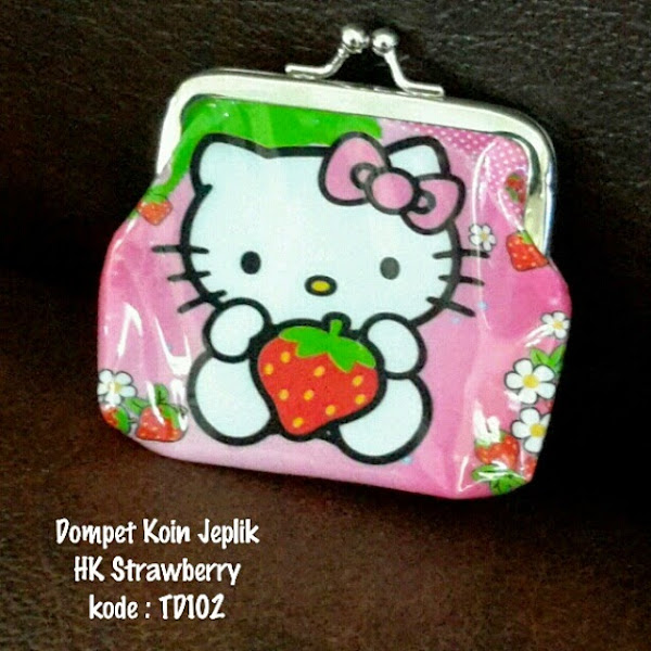 Dompet Koin Hello Kitty Grosir Ecer Murah Strawberry