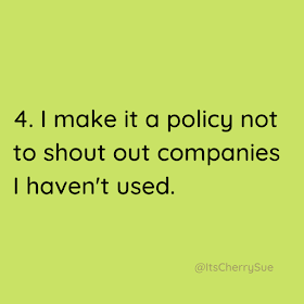 I make it a policy not to shout out companies I haven't used