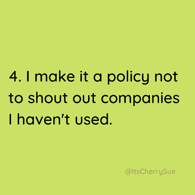 I make it a policy not to shout out companies I haven't used