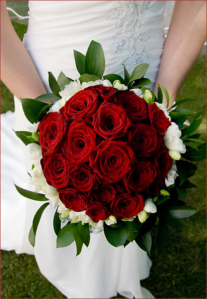 Wedding Bouquet Red Roses 2013 - 2014