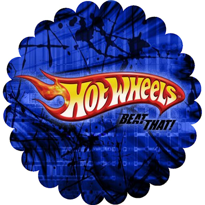 Hot Wheels:  Free Printable Labels or Toppers.