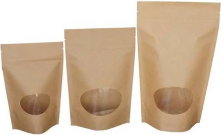 brown paper pouches