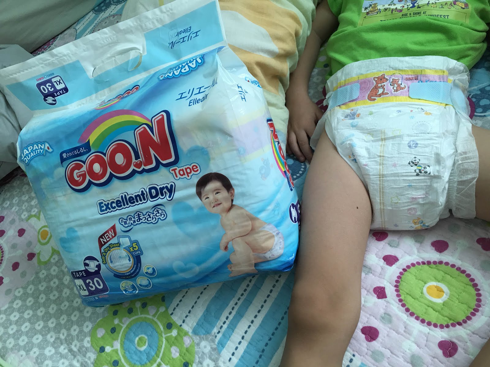 Review : GOO.N Excellent Dry Tape Premium diapers - Mouse Mommy Treats