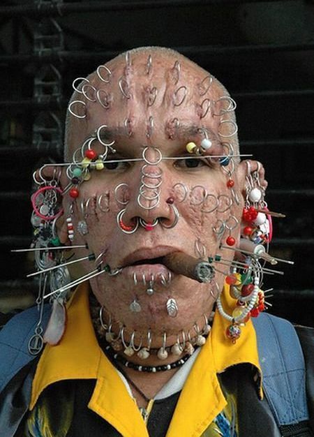 extreme piercing crazy pic