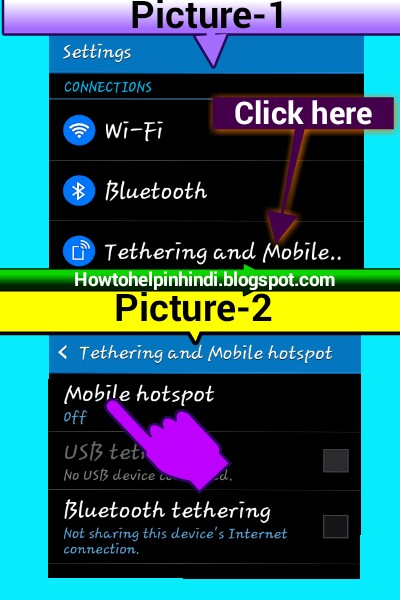How to create open and secured wifo hotspot in your mobile phone in hindi