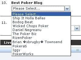 Bluff Magazine's choices for best poker blog