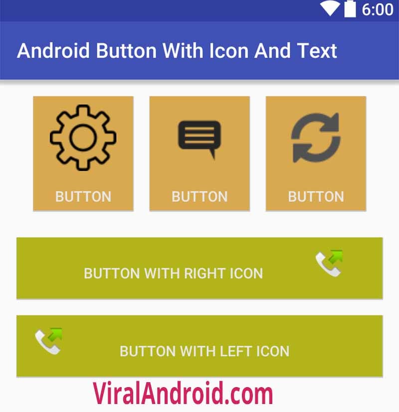 Android Button With Icon And Text Viral Android Tutorials Examples Ux Ui Design Android Button With Icon And Text Viral Android Tutorials Examples Ux Ui Design