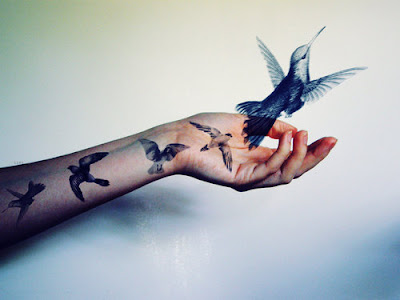 Birds Tattoos On Arm