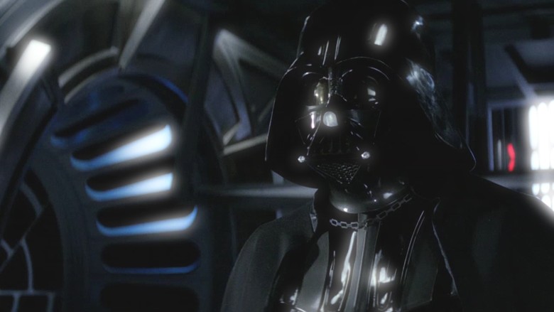 In Return of the Jedi there is a very specific moment where Vader 