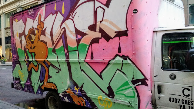 Мурали на вантажівках. Нью-Йорк. (Murals on trucks. NYC)
