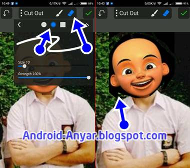 Cara Edit Foto Kepala Upin Ipin dengan Aplikasi Android ini