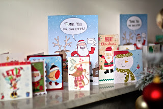 Christmas cards create great festive atmosphere