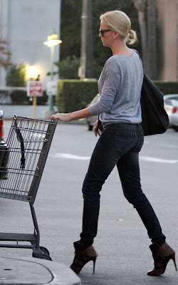 Charlize Theron out shopping at Bristol Farms in West Hollywood