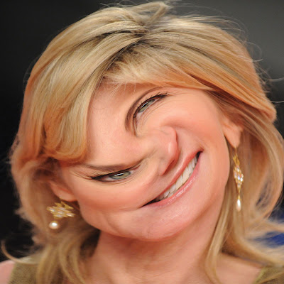 Funny picture of Anthea Turner BBC Radio Stoke DJ