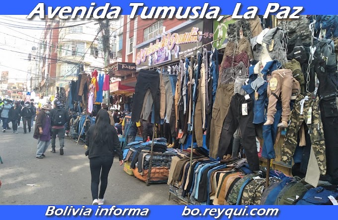 Avenida Tumusla: Vía empinada sobre la Plaza Eguino (La Paz)
