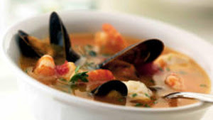 Sopa de mejillones