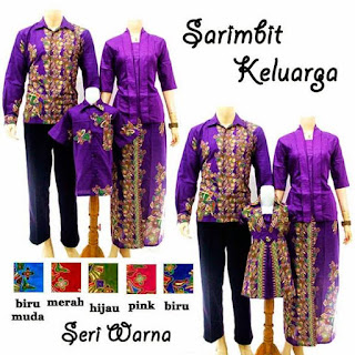 model baju batik sarimbit keluarga terpopuler