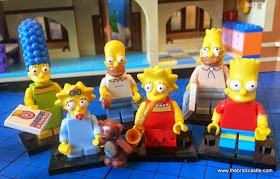 LEGO Simpsons family minifigures blind bags