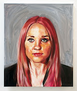 Amanda Bynes (arrested for DUI) (2012), oil on canvas, 61 cm x 51 cm