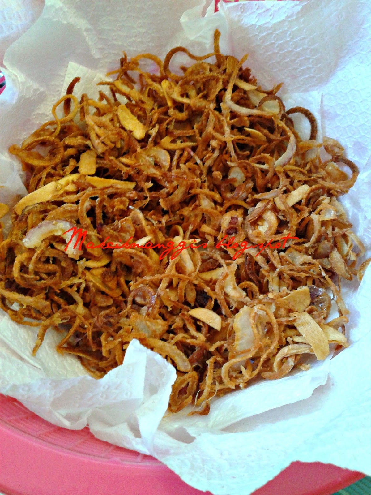 Jom masak, jom makan makan: Homemade Bawang Goreng Ranggup.