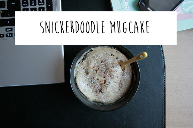 Receta de Mugcake snickerdoodle