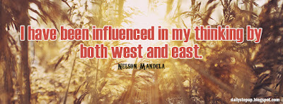 I have been influenced in my thinking by both west and east.