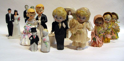 Vintage Wedding Topper on Vintages Of Los Gatos  Vintage Bride   Groom Wedding Cake Toppers