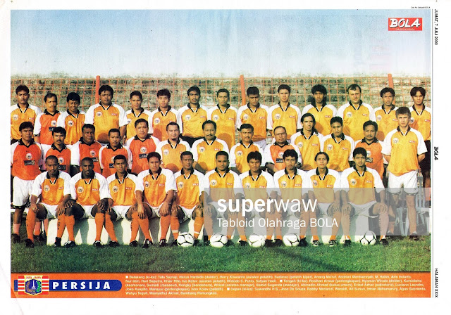 SKUAD TIM PERSIJA JAKARTA TAHUN 2000