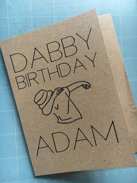 Dabby Birthday Card