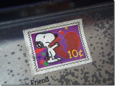 broken heart stamp