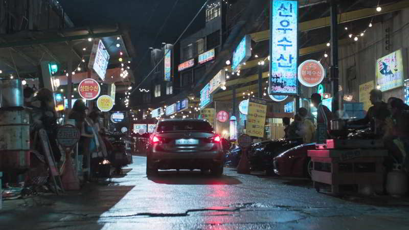 Korean streets around the fish market