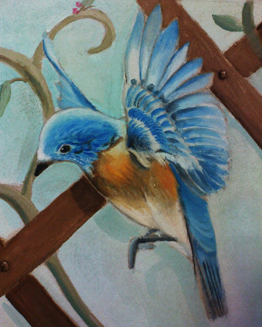 Blue Bird Painting