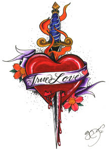 Heart Tattoo Design 4