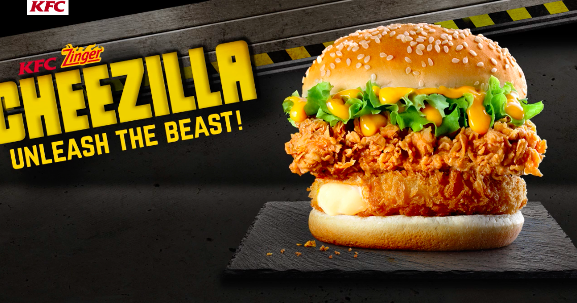 Harga Zinger Cheezilla Burger KFC - Senarai Harga Makanan 
