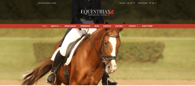 Equestrian WordPress Theme