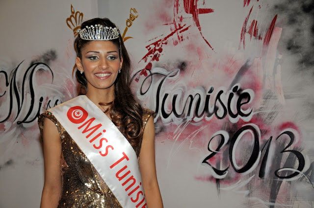 Miss Tunisia Tunisie 2013 winner Heba Talmoudi