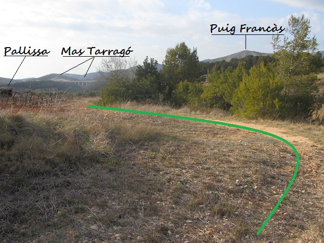 RUTA DE LES ERMITES II La Bisbal del Penedès - Les Peces - Albinyana - Ermita de Sant Antoni de Pàdua - Urbanització Can Gordei, cami i vinyes a la zona de les Clotes al terme municipal de La Bisbal del Penedès