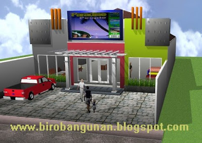  Desain  Toko  Pak Agus Probolinggo SM Biro Bangunan  