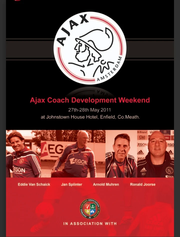 AJAX COACH DEVELOPMENT WEEKEND PDF