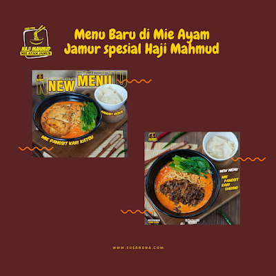 Menu baru Mie Ayam Jamur Haji Mahmud Desember 2023