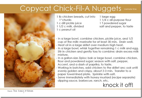 copycat chick fil a nuggets copy