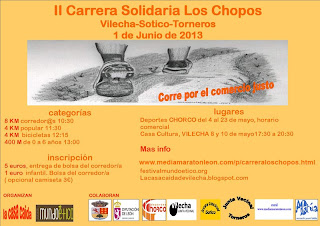 carrera solidaria Los Chopos vilecha www.mediamaratonleon.com
